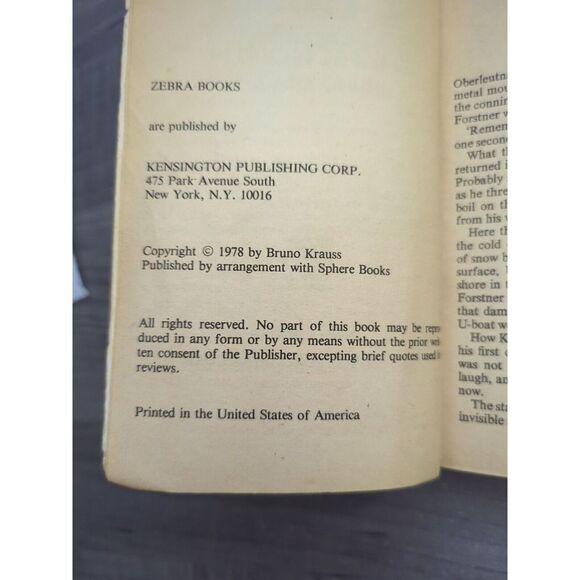 Sea Wolf Shark North No. 2 by Bruno Krauss 1978 Men of Hitler's U-Boats - Picture 3 of 3